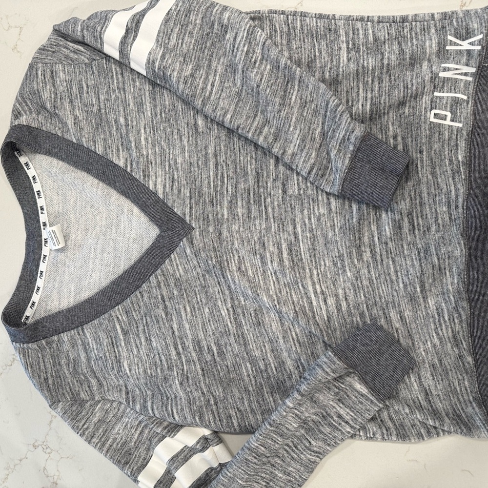 Victoria's Secret Pink Heathered Knit Top